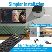 Dluxury U3mini DVB T2 DVB C Цифровой ТВ-декодер HD Бесплатные ТВ-каналы 7 дней EPG ТВ-тюнер для Испании Франция Итлай Колумбии и т. д. — изображение 6