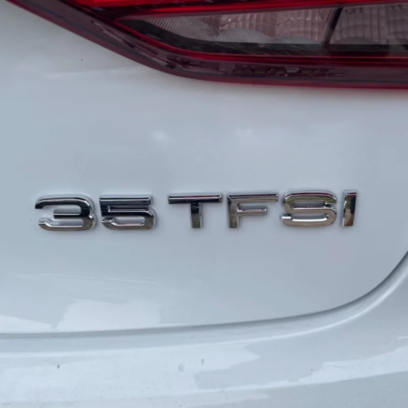 A5 차량용 테일 범퍼 및 트렁크 엠블럼에 부착 가능한 2.0 3.0 40TDI 35 40 45TFSI 모델용 자동차 레터 로고 스티커