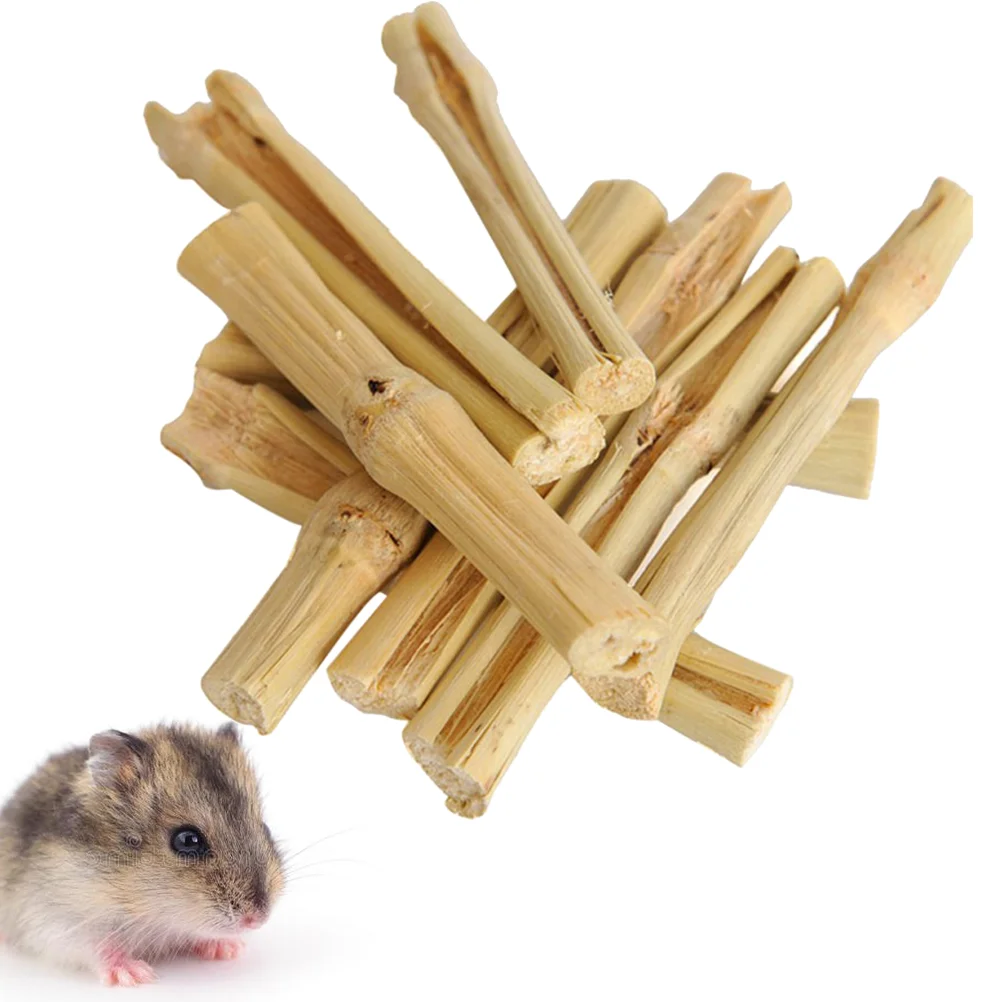 

1 Pack 500g Hamster Molar Rod Sweet Bamboo Stick Pet Snacks Chew Toys for Rabbit Hamsters Chinchillas