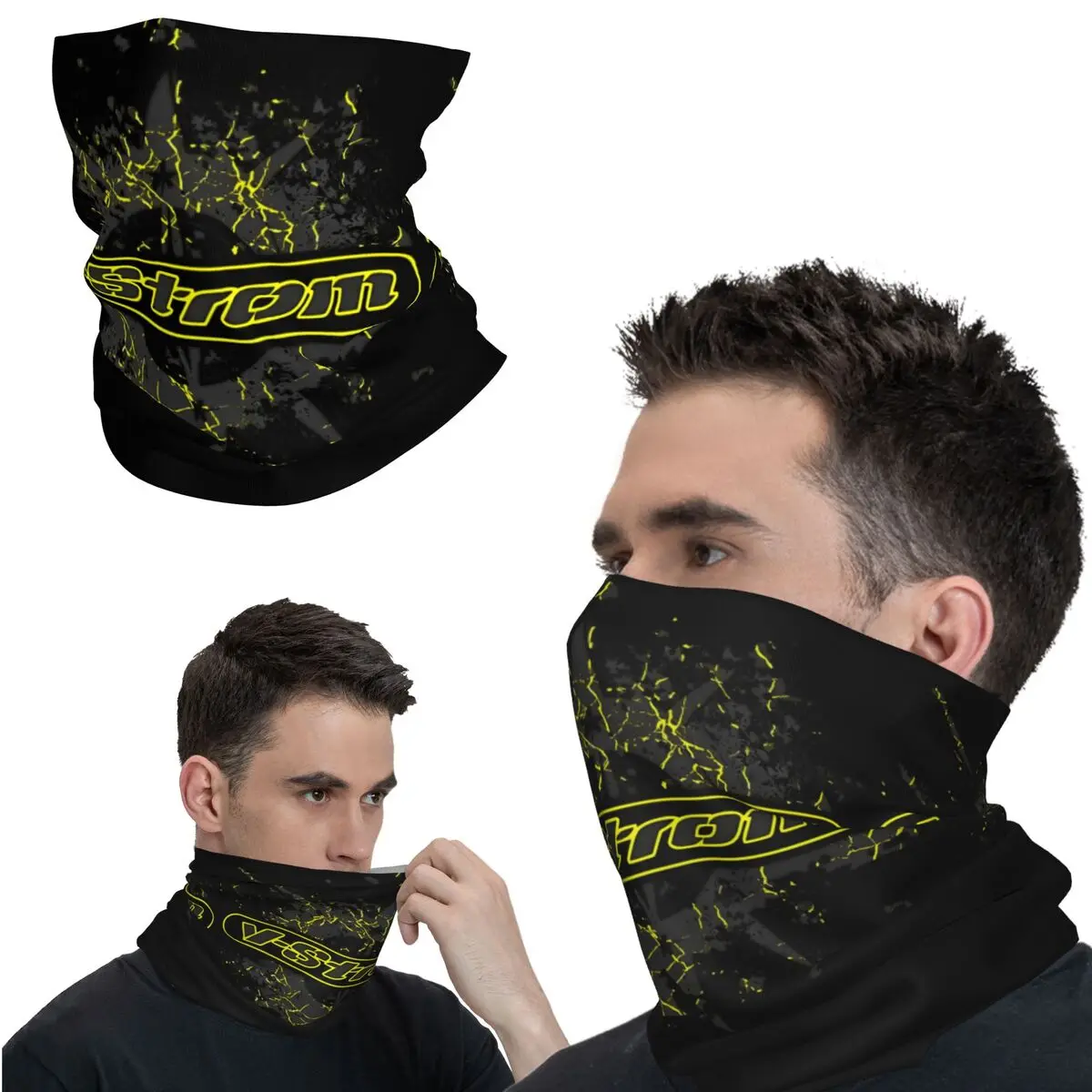 V-STROM 1050 Bandana Neck Gaiter Printed Motocross Wrap Scarf Unisex Adult Washable