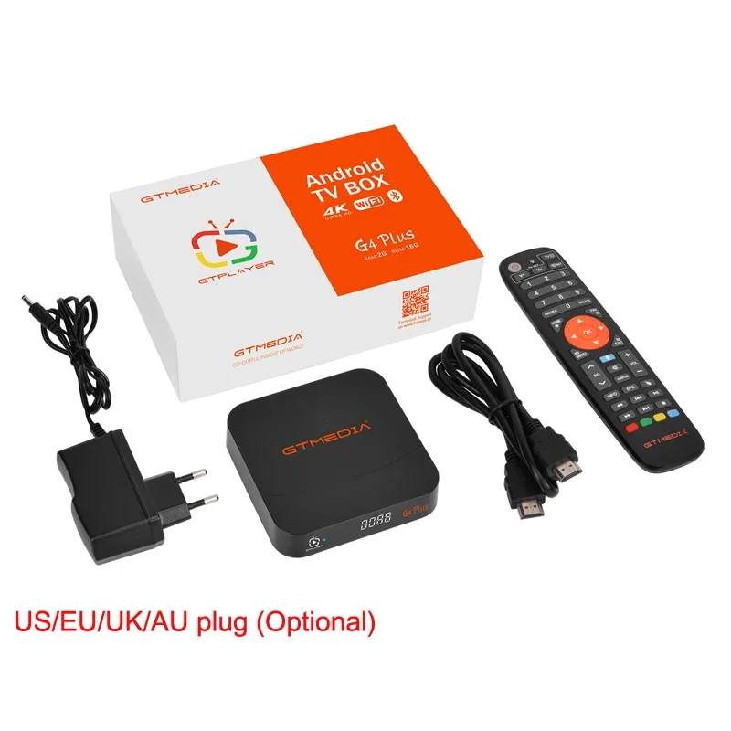 GTMedia G4 Plus Smart HD 4K TV Box Android 11.0 Bluetooth 4.1 Voice Remote Quad Core 2G 16GB WiFi 2.4G GT Media G4+ Set Top Box