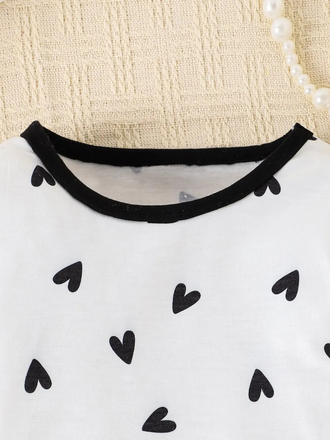 Spring and Autumn Baby Girl Boys Sweet Cute Casual Love Print Soft and Comfortable Long Sleeve Base Shirt baby t shirts