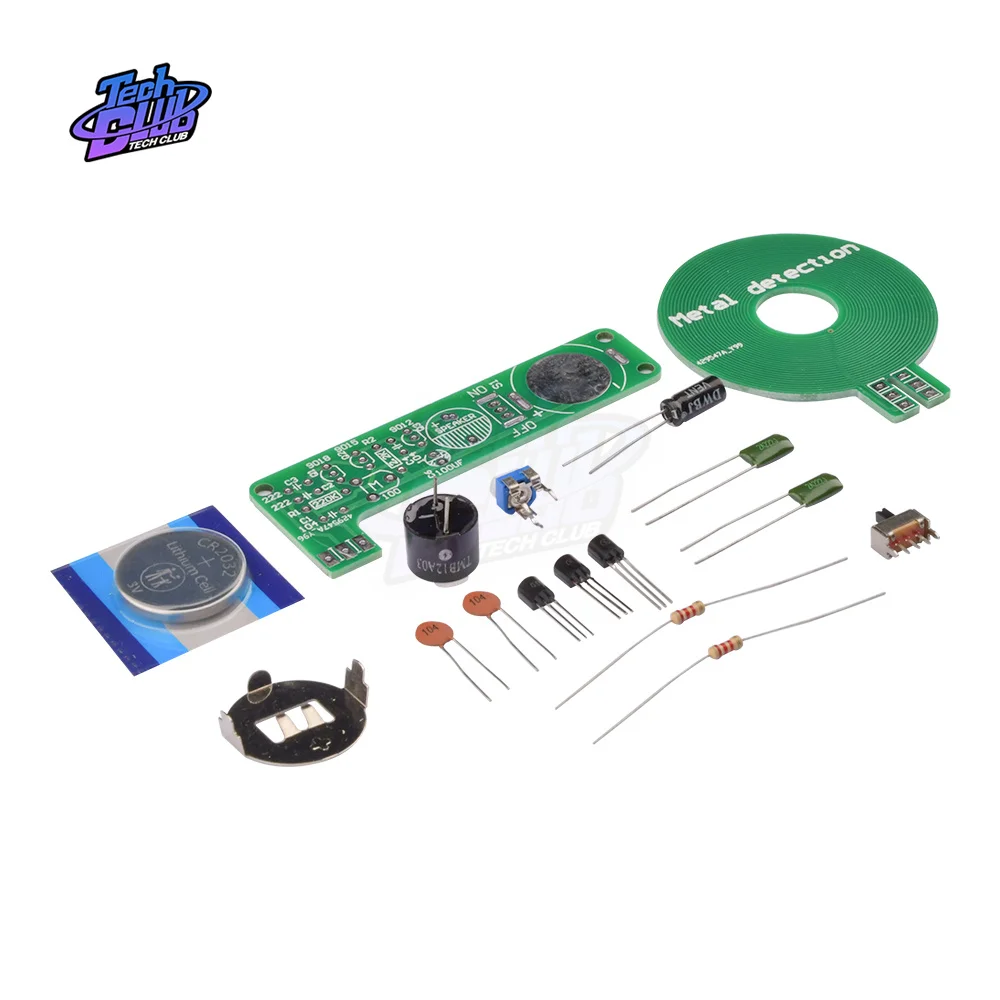 Metal Detector DC 3V-5V Metal Detector Kit Electronic Kit Sensor Board Module DIY Electronic Part Metal Detector DIY Accessories