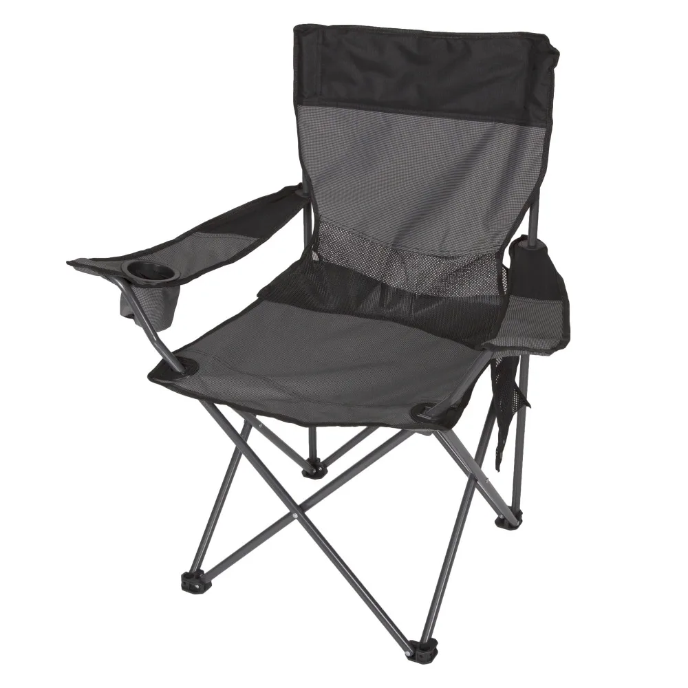 

Lightweight Camping Chair Nature Hike Gray Outdoor Furnishings Hiking Sports Entertainment