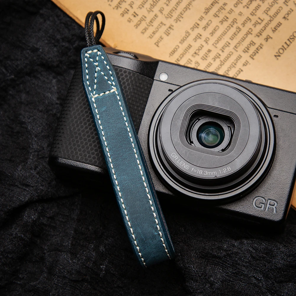 Premium Leather Camera Strap with Quick Release for DSLR & Mirrorless Cameras