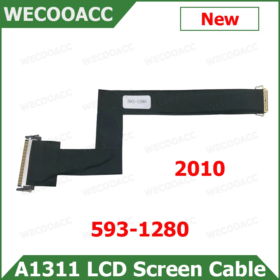 LCD LED LVDS Cable Screen Display Flex Cable 593-1280 For Apple iMac 21.5" A1311 2010 MC508 MC509LL/A