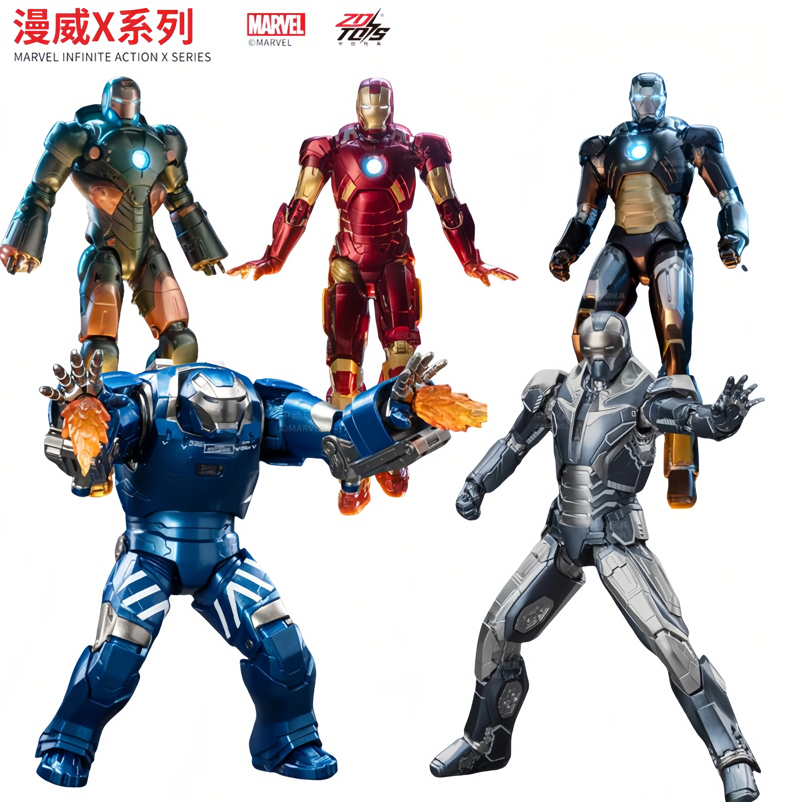 オリジナル ZDDTS 1/10 比率アベンジャーズアイアンマン Mrak 38