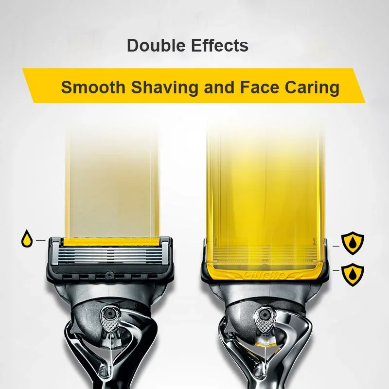 질레트 퓨전 PROSHIELD 면도기, 브랜드 면도기, 세척 가능한 수동 안전 면도기 리필, 남성용 얼굴 관리