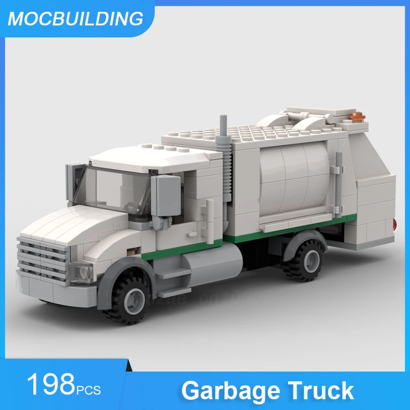 MOC Bausteine: Nutzfahrzeug-Modell zum Selbstbauen, Stadttransport-Lernspielzeug, Kreative Ausstellungsstücke und Geschenke – Detail 3