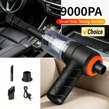 120W High-power Wireless Car Vacuum Cleaner, Cordless Handheld Portable Auto Dust Vacuum for Home Office Car 1