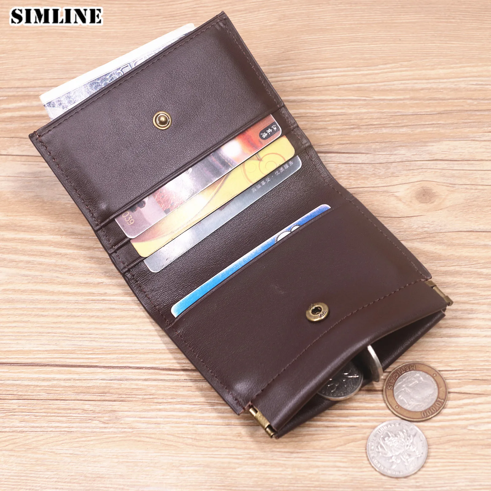 New Design Genuine Leather Wallet Men Purse Leather Men Short Wallet -  China Wallet and Bag price | Made-in-China.com