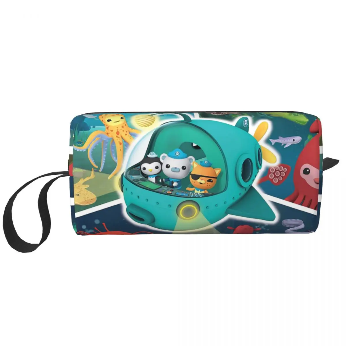 The Octonauts Anime Makeup Bag Pouch Cosmetic Bag Uomo Donna Kawaii Cartoon Toiletry Bag Storage Pouch Bag