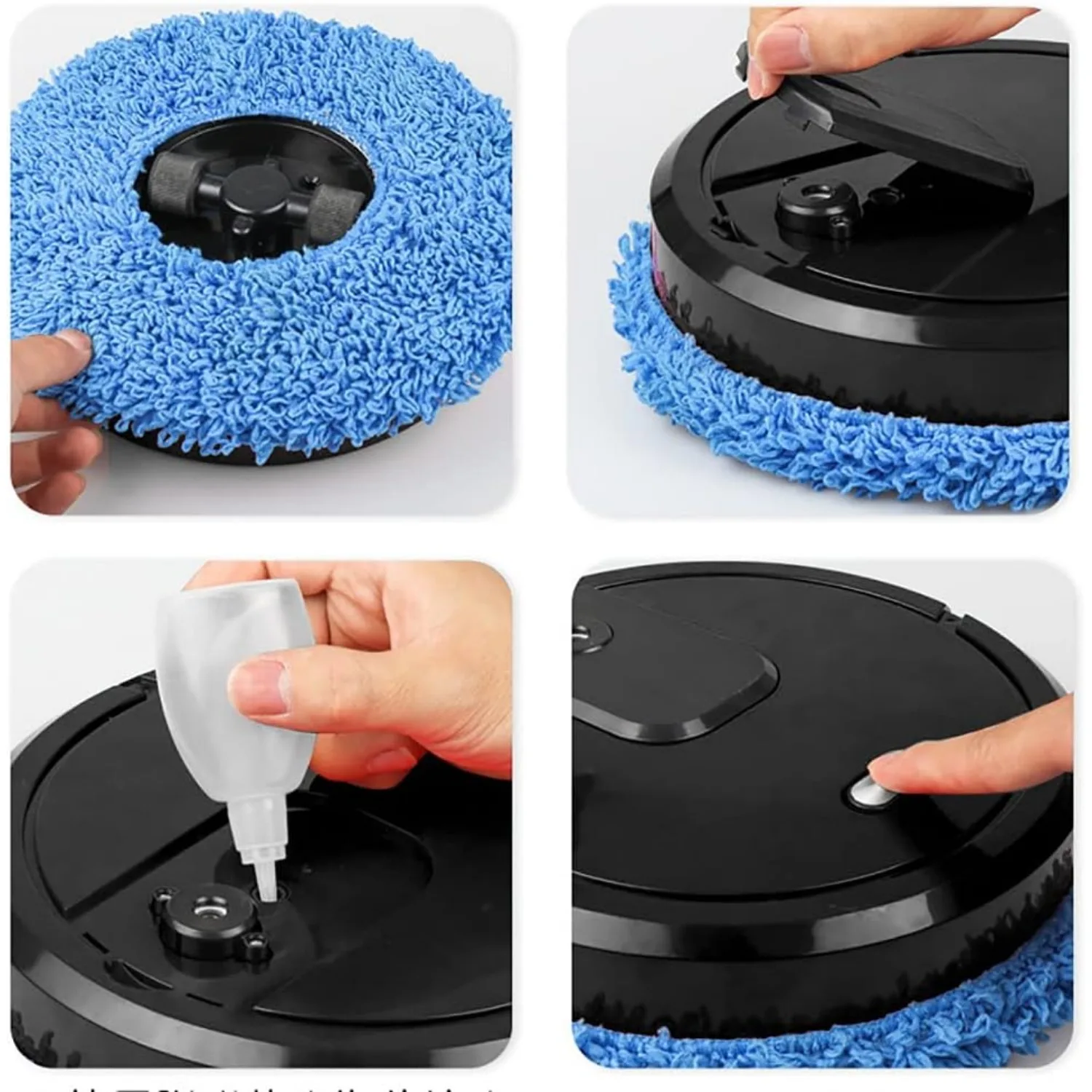 Robot Vacuum Cleaner,Intelligent Vacuum Cleaner with Wiping Function, Smart Dynamic Navigation for Pet Hair, Floors, Hard Floors 5