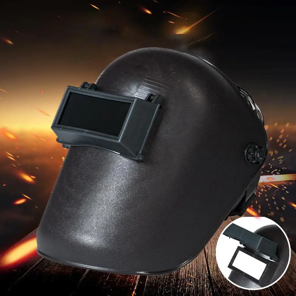 Arc Welding Helmet Shade 8 Flip Up Protective Face Shield Hood MIG TIG MMA Black Arc Welding Helmet Shade 8 Flip Up Protective Face Shield Hood MIG TIG MMA Black