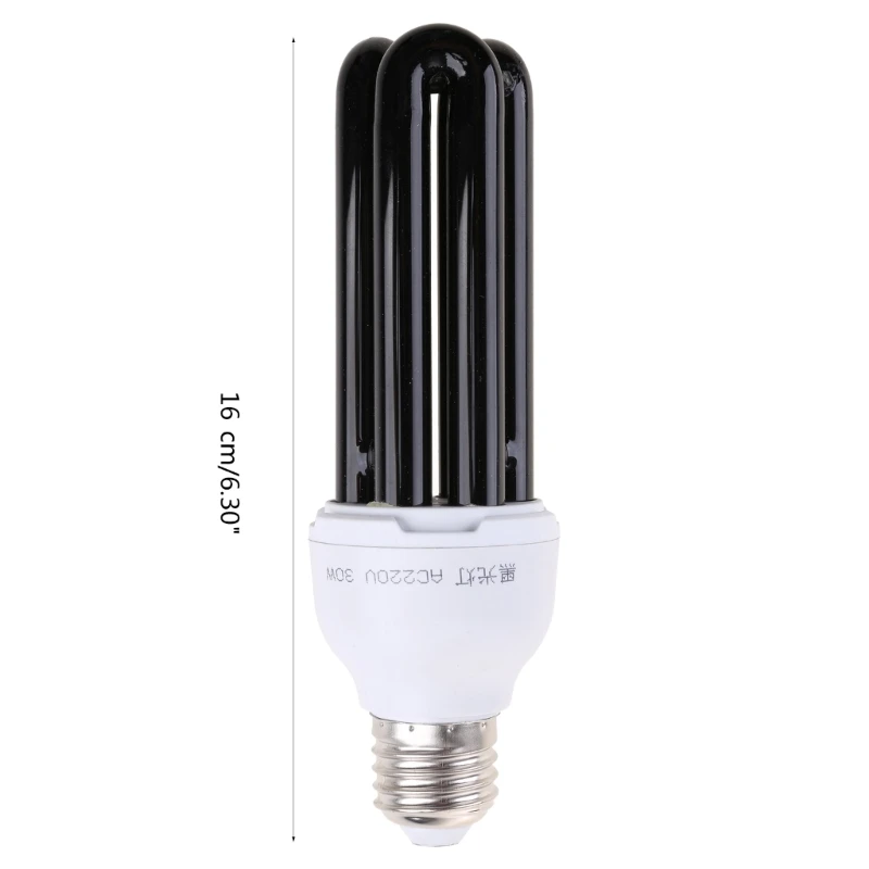 220V 30W E27 Blacklight Light Bulb UV Mosquito Killer Lamp Bulbs