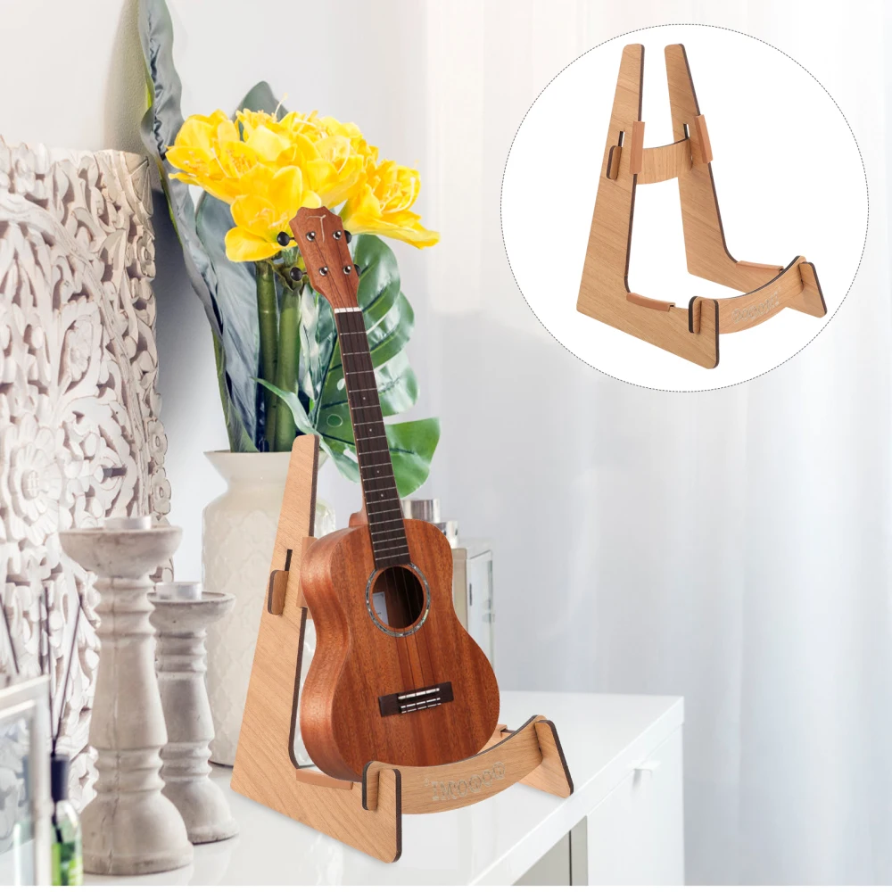 Guitar Stand Guitar Floor Bracket Mandolin Sand Wooden Floor Guitar Rack Ukulele Holder For Home Shop Storage Rack Bracket
