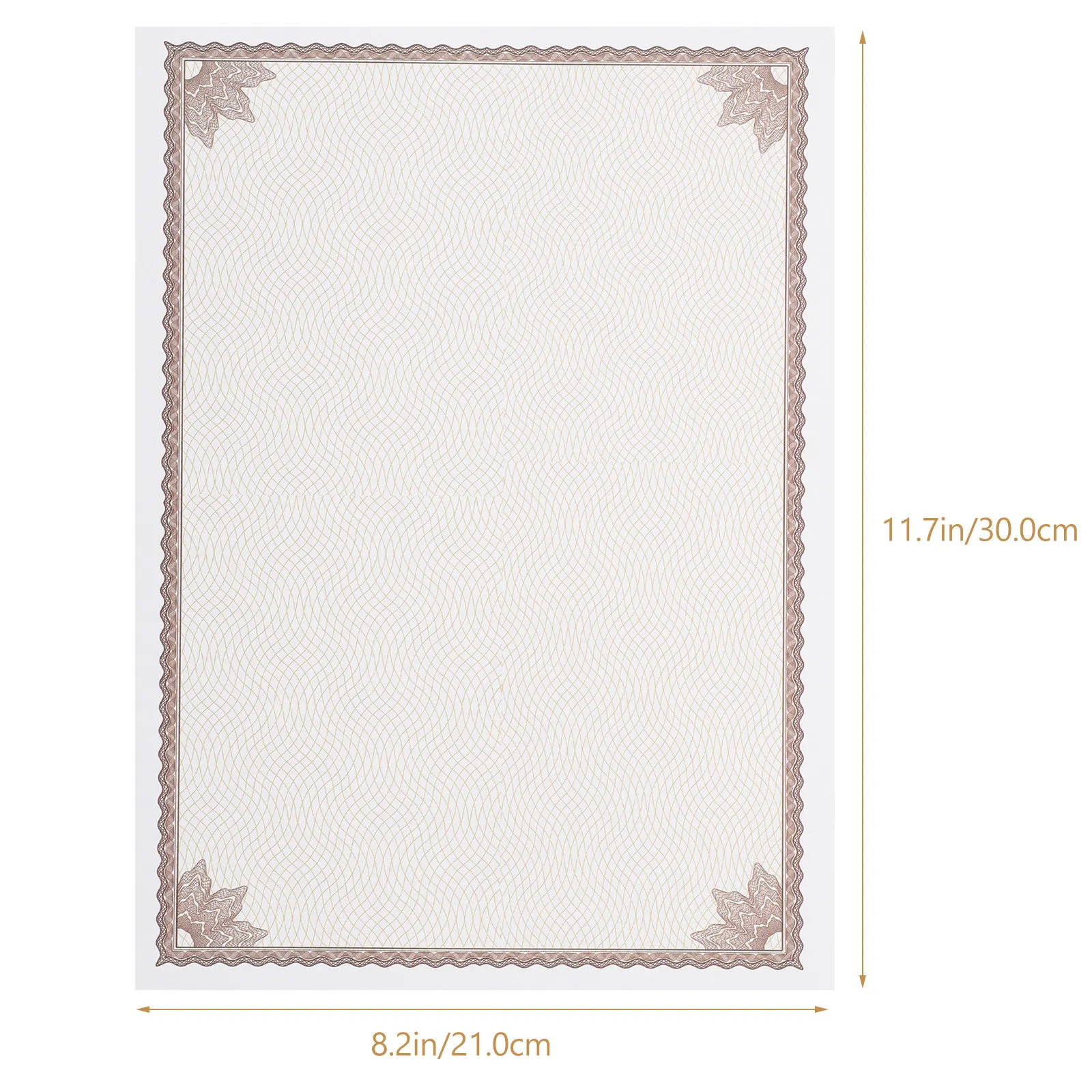 10Pcs 쓰기 가능 인쇄 가능 A4 인증서 용지 졸업 스포츠 인증서 수업 상품용 빈 졸업장 용지