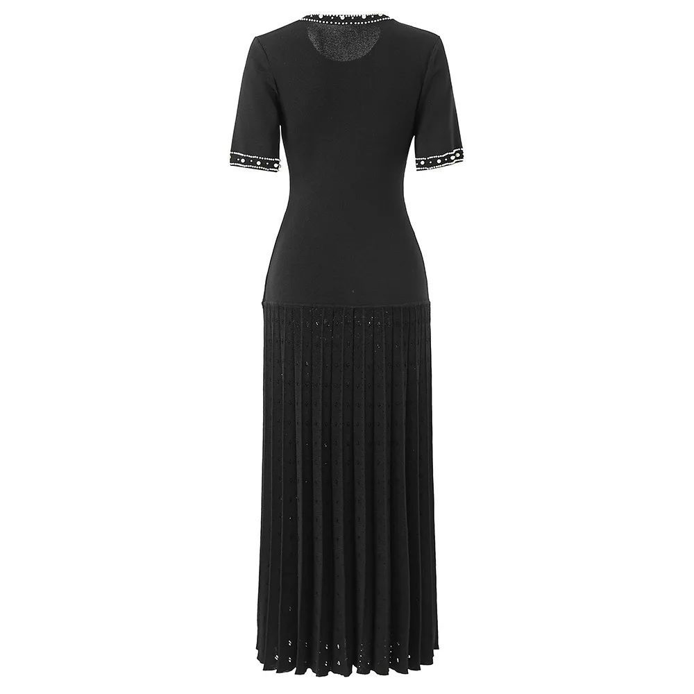 فستان خرز فرنسي فاخر 2025