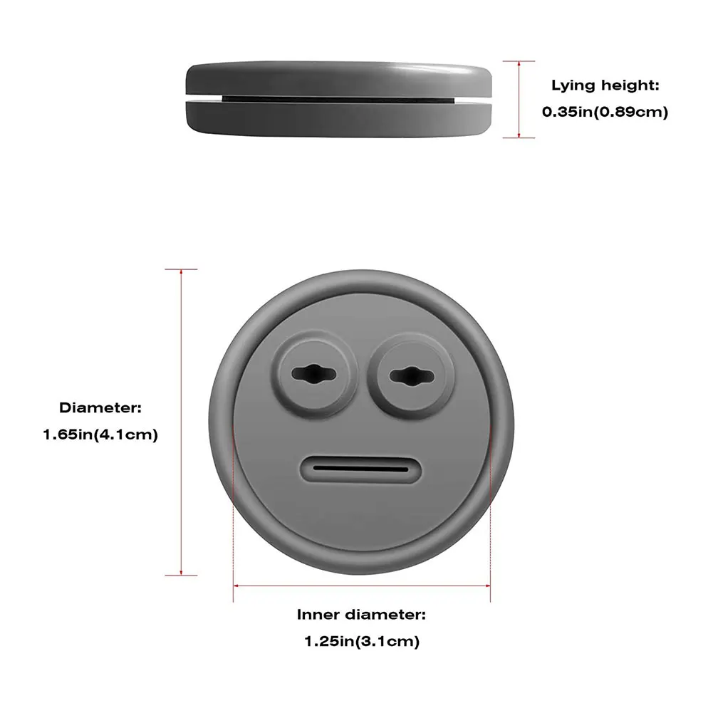 BBQ Grill Probe Gasket Food Grade Silicone Barbecue Thermometer Grommet Replacement Parts for Weber Smokey Grill Accessories