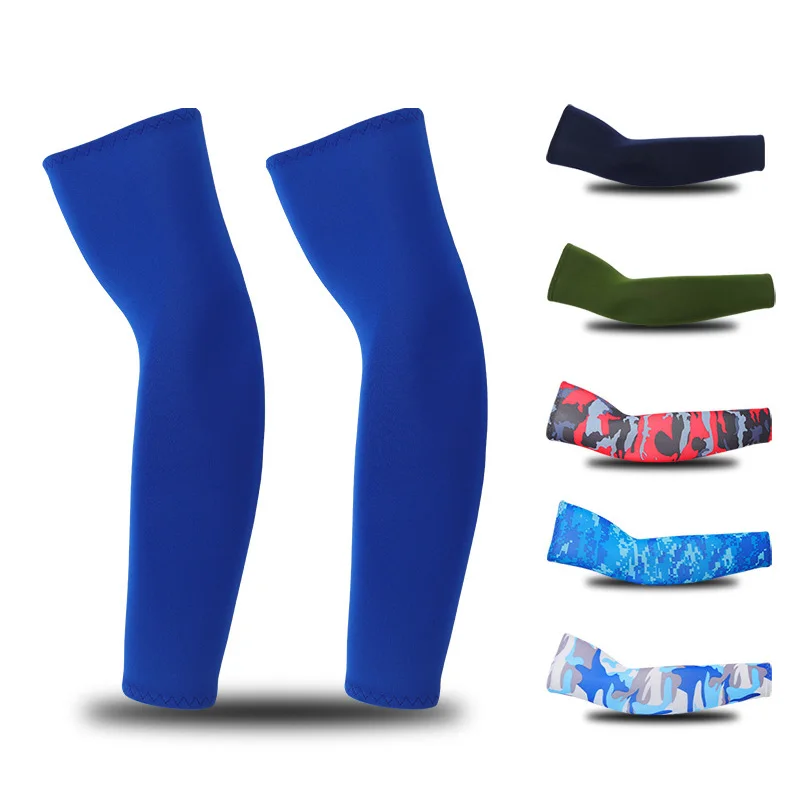 Sun Protection Arm Sleeve Warmers Summer Men Camouflage Sports Arm Covers Cycling Running