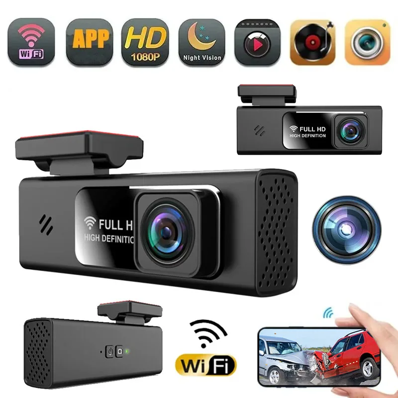 

Видеорегистратор автомобильный 1080P HD с USB-портом и функцией ночной съемки