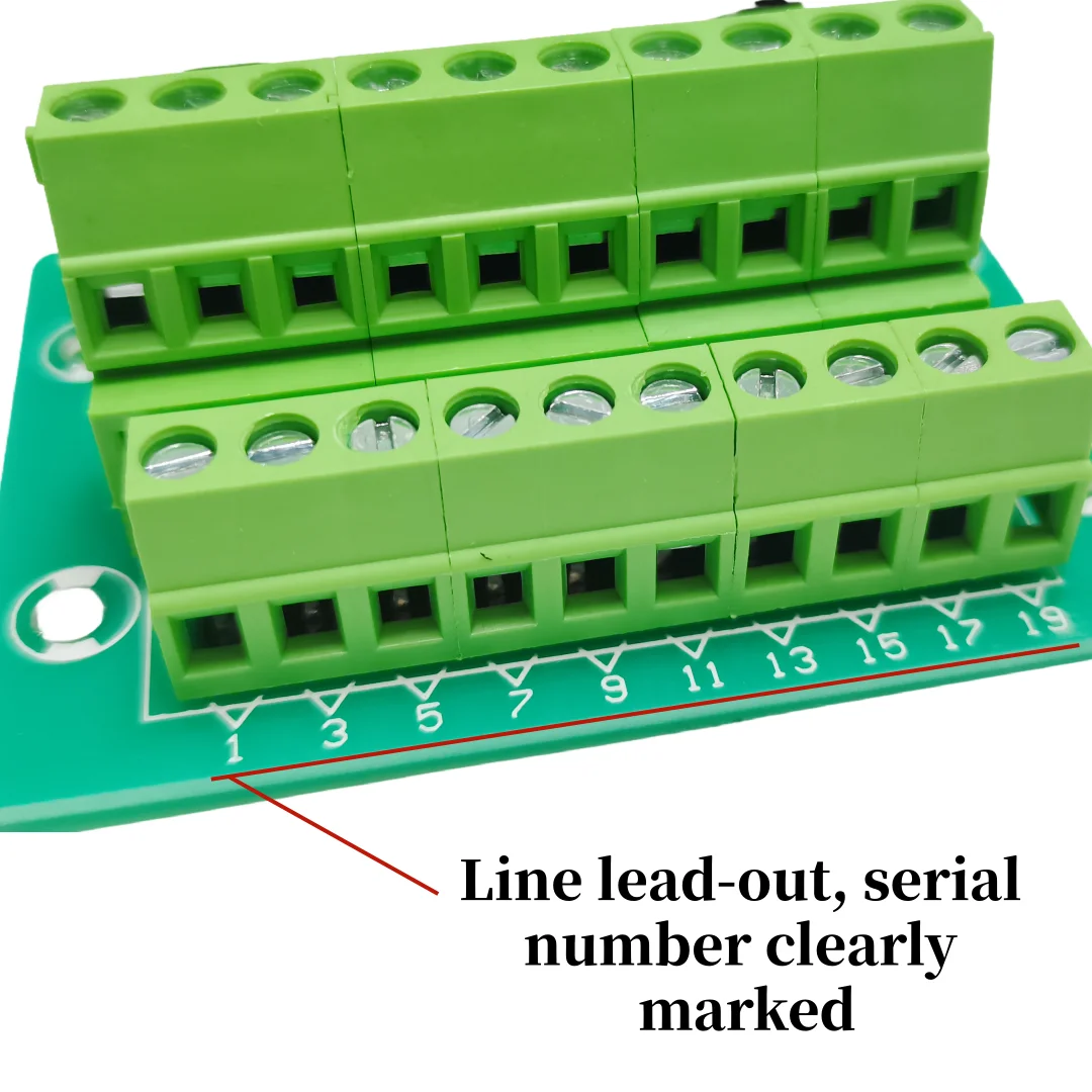 1PCS PLC 릴레이 터미널 블록 20P 26P 30P IDC 불혼 2.54MM 피치 어댑터 터미널 보드