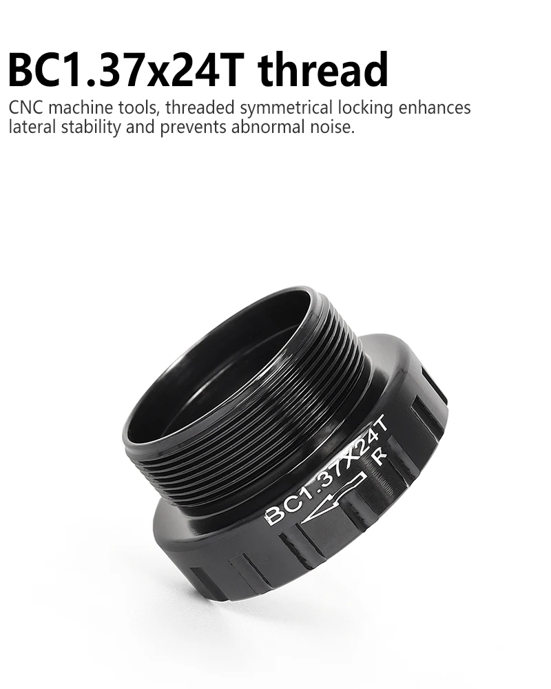 Description Picture 4 of itemMTB Bicycle Bottom Bracket Hollow Thread 68-73mm Universal Mountain Bike Axle Bearing Aluminum Alloy Bottom Bracket