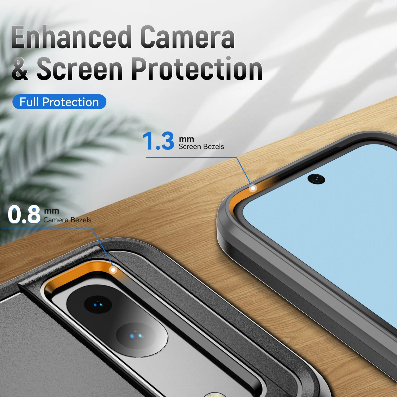 Hybrid Rugged Armor Shockproof Phone Case with Soft TPU Frame and Hard Plastic Back Cover