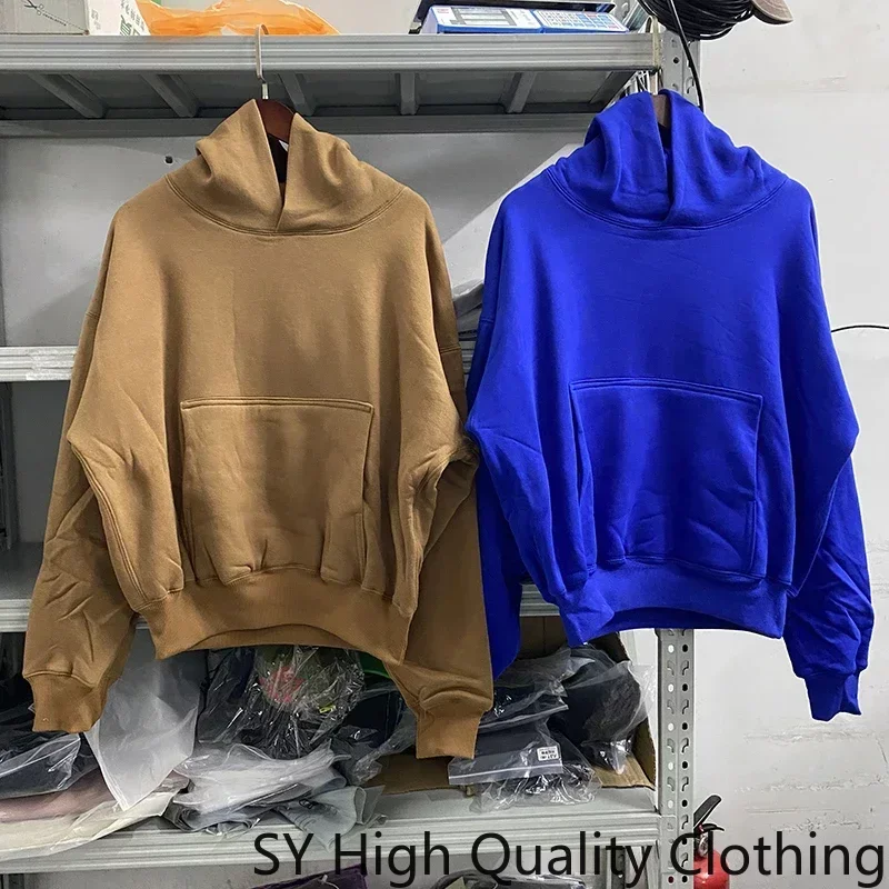 

Kualitas Tinggi Warna Solid Hooded Loose Case Perfect Sweater Casual Fashion High Quality FW Kanye West Pullover