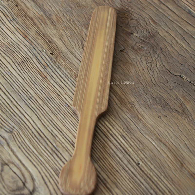Pottery Purple Clay Teapot Making Tools Old Bamboo Strip Patting DIY Ceramic Teapot Slapping Spout Body and Neck Tools