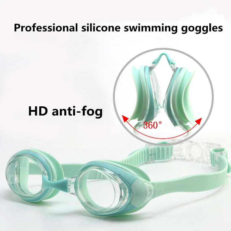

Professional Adult Anti-fog UV protection Lens Men Women Swimming Goggles Waterproof Adjustable Silicone swim Glasses in pool
