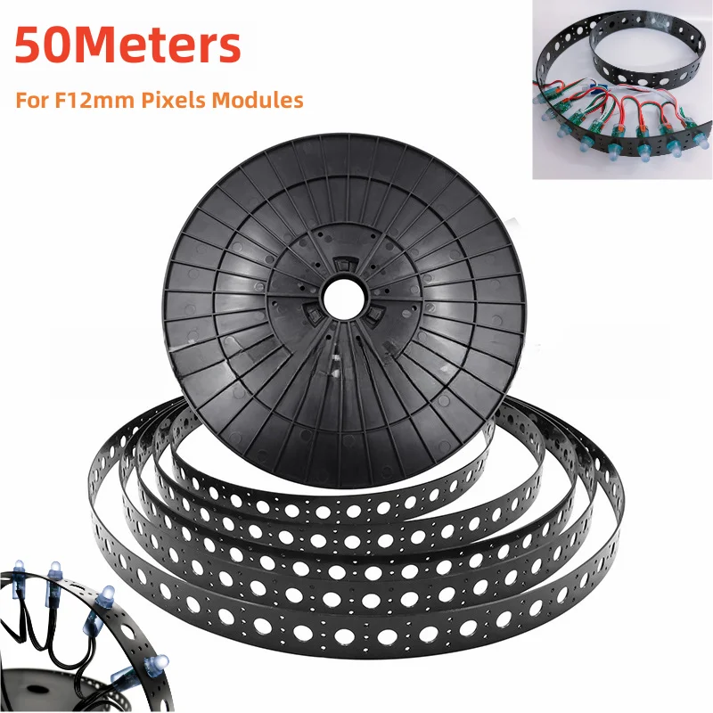 LED Modules DIY Design Band Flexible Tape Build Christmas Tree Mount Strip Belt Rope for F12mm Fullcolor Led Pixel Modules Installation Belt