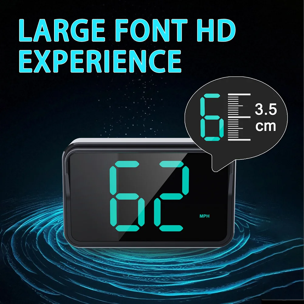 운전 보조 프로젝션 컬러 그린 GPS 헤드업 디스플레이 모든 차량용 컴팩트 GPS 장치 실시간 데이터