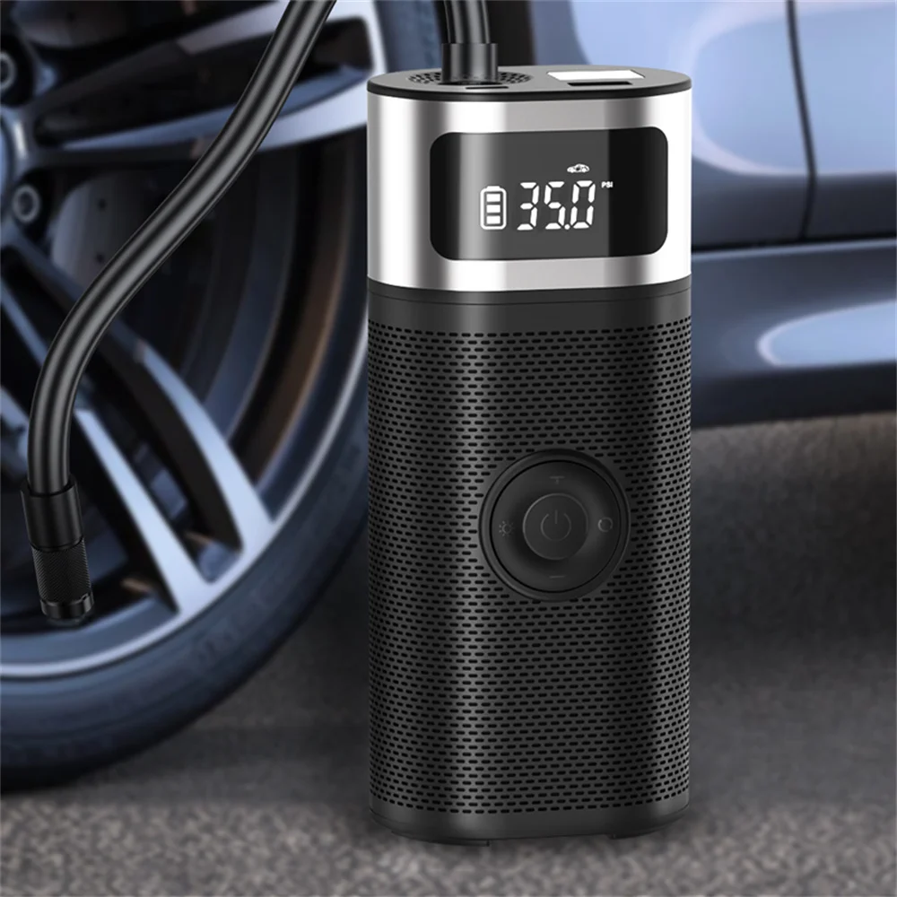 

12V Car Compressor Wireless Car Inflator Pump Portable Air Compressor 150PSI Suitable For Motorcycle Bicycle Electric Pumps