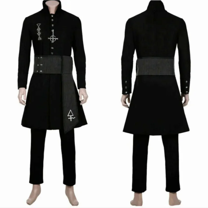 

Nameless Ghoul Cosplay Costume Black Coat Prop Halloween Costume