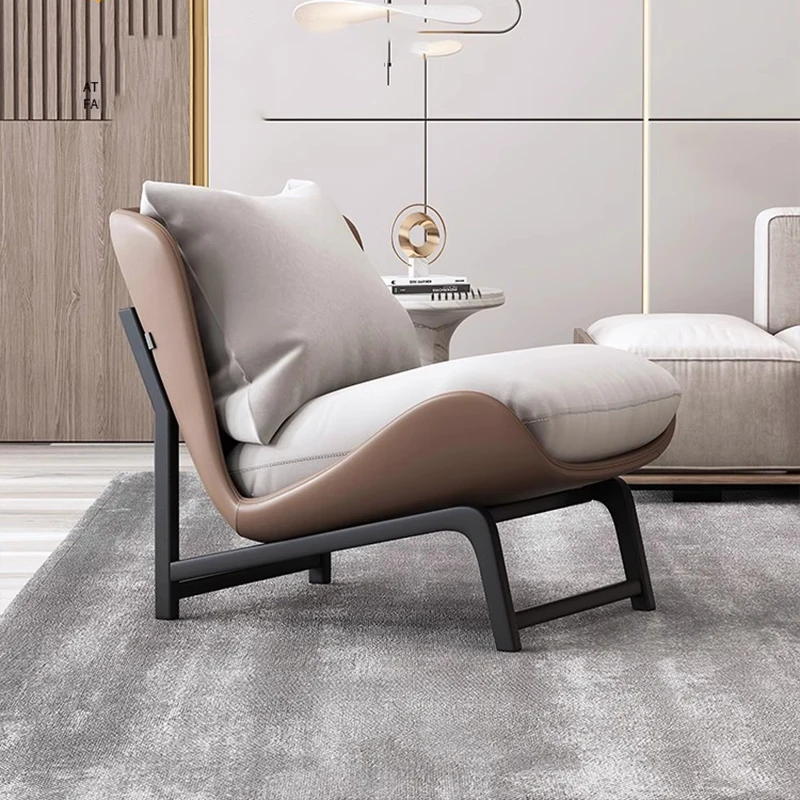 

Designer Modern Living Room Chairs Bedroom Vintage Ergonomic Back Support Living Room Chairs Nordic Floor Meuble Salon Furniture