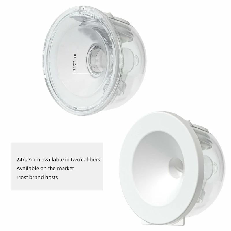 7 in 1 Wearable Breast Pump Milk Collector Cup 24/27MM Flange Insert Suction Bowl For S9/S10/S12 Breast Pump Accessories 4