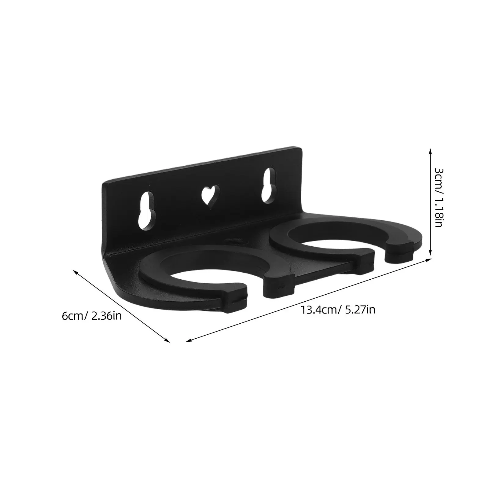 마이크 벽걸이 브래킷 듀얼 홀 마이크 홀더 스튜디오 홈 라이브 스트림 팟캐스트를 위한 안전하고 안정적인 벽걸이형 보관함