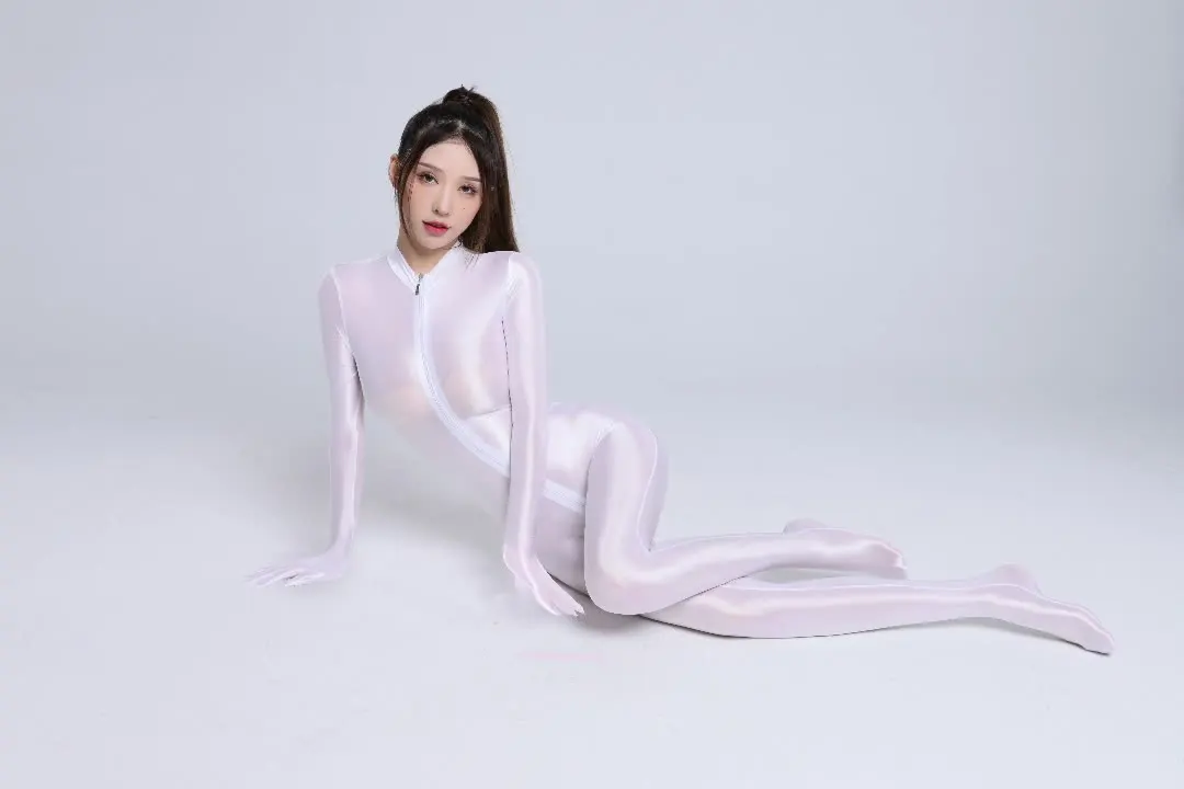 Body Sexy In Pelle Da Donna Con Cavallo Aperto Tuta Catsu Con - Foto 8