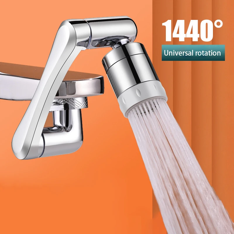 1440° Brass Faucet Aerator Rotary Extender Attachment Basin Sink Mixer