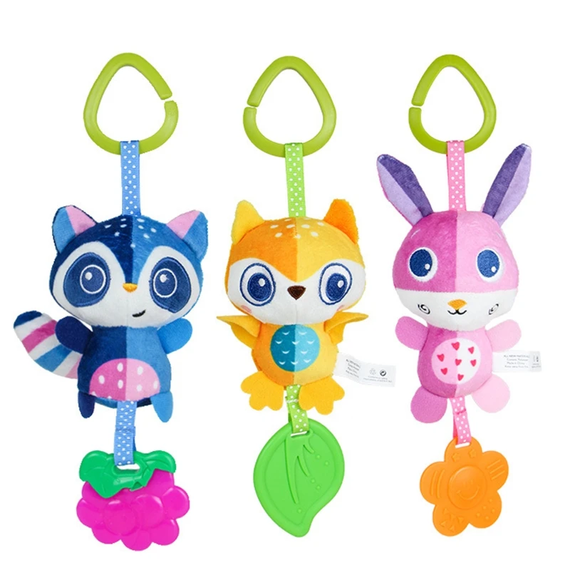 

Infant Puzzle Toy Bed/Stroller Rattle Hanging Accessories Suitable for Newborn Babies Infant with Teether Supplies Dropship