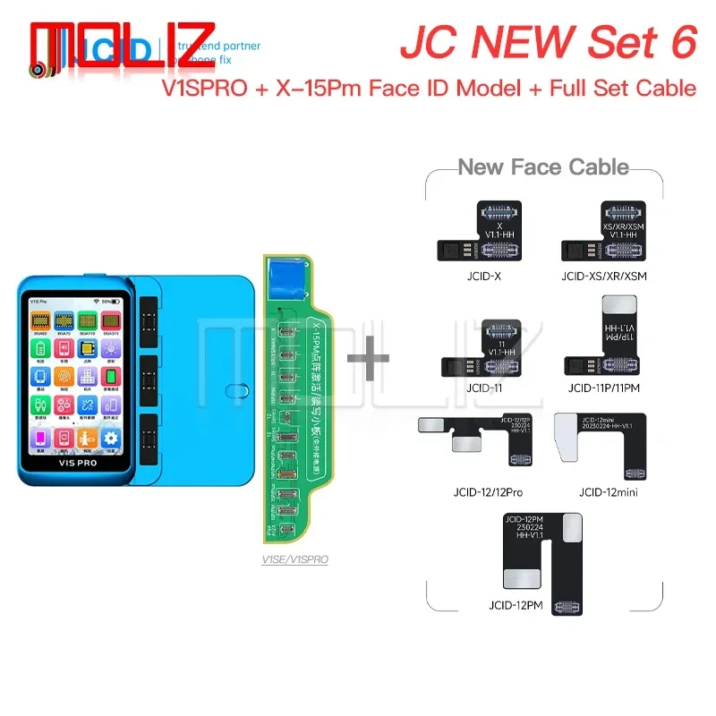 New JC JCID Dot Matrix Flex Cable for IPhone X XR XS 11 12 13 14