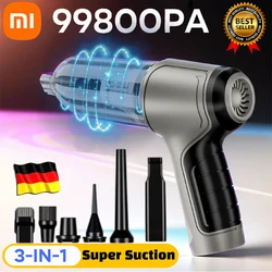 NEW Xiaomi 99800Pa 3 in 1 120W Car Wireless Vacuum Cleaner Blowable Cordless Home Appliance & Car Dual Use Mini Vacuum Cleaner