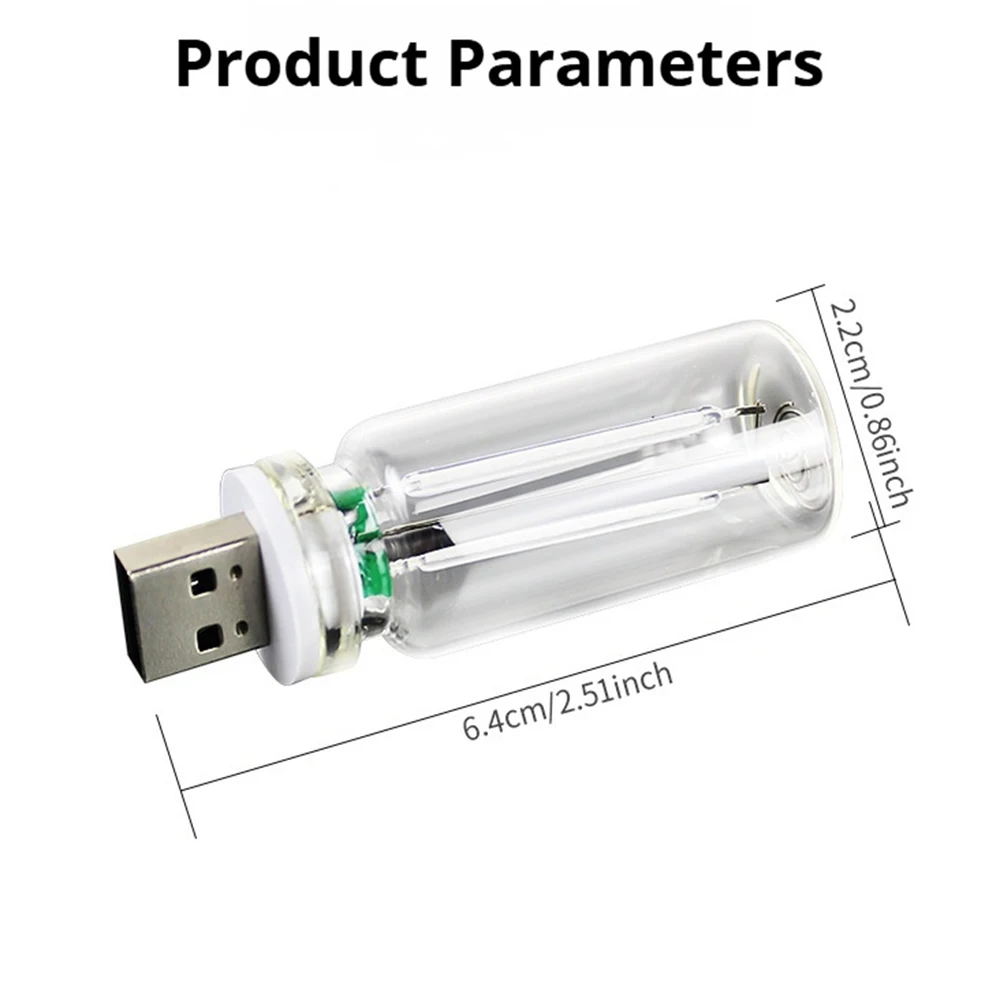 LED 터치 디밍 무드등 USB 필라멘트 유리 전구 5V 레트로 에디슨 전구 자동차 장 백열등 눈 보호 조명