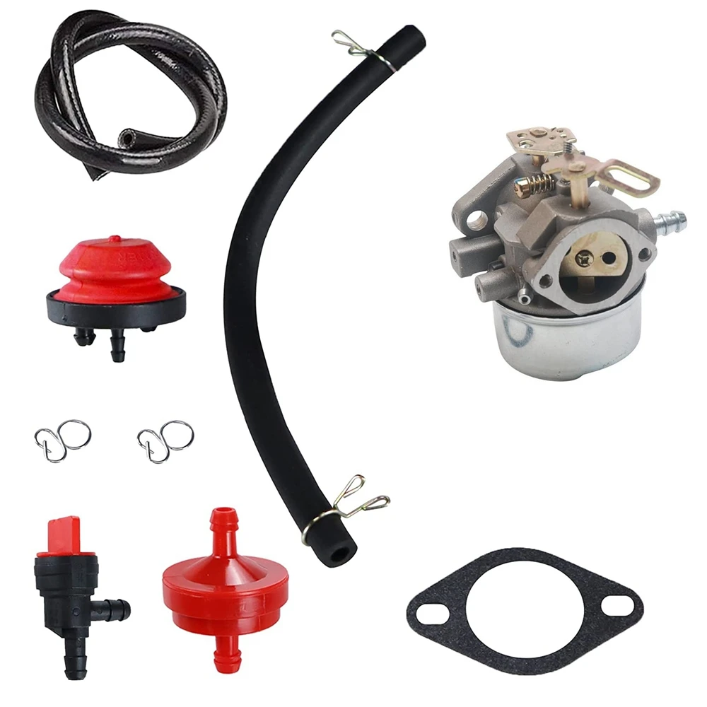 Карбюратор 640052 подходит для Tecumseh HMSK80 HMSK90 HMSK100 LH318SA двигателя воздуходувки 8 л.с. 9 10