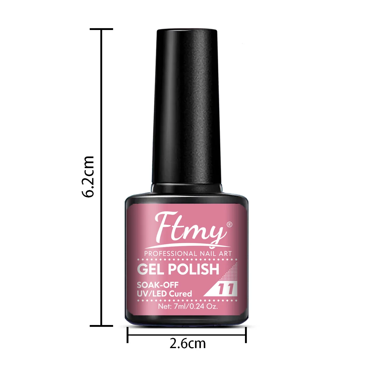 Bright and Vibrant Gel Nail Polish - Ideal for Spring and Summer Manicures - UV/LED Soak Off Varnish