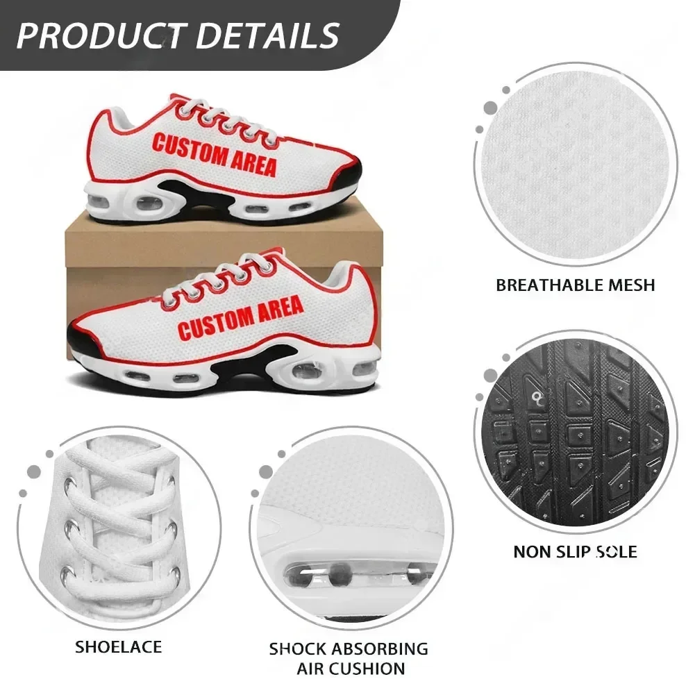 Yu-Gi-Oh Seto Kaiba Dragon Air Cushion Sports Sneakers Anime Shoes Men Women Teenager High Quality Footwear Custom Mesh Sneaker 4