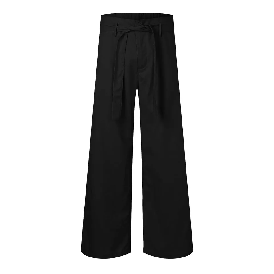 Mens Lightweight Breathable Linen Jogging Pants