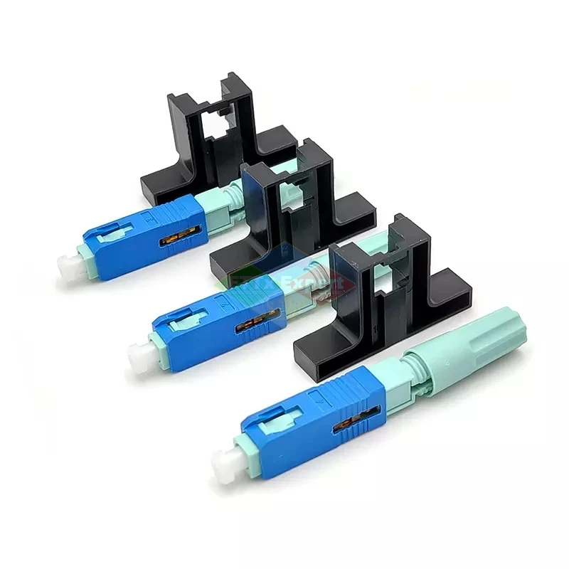 New Model 58MM SC APC UPC Fast Connector SM Single-Mode Connector FTTH Tool Cold Connector Tool Fiber Optic Quick Connector