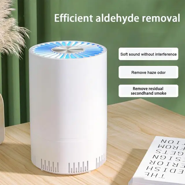 Hordozható Szoba Légtisztító Alapvető Légszűrővel Csendes Por Eltávolító Tisztító Aroma Diffúzor A Konyhai Hálószobához - Image 5